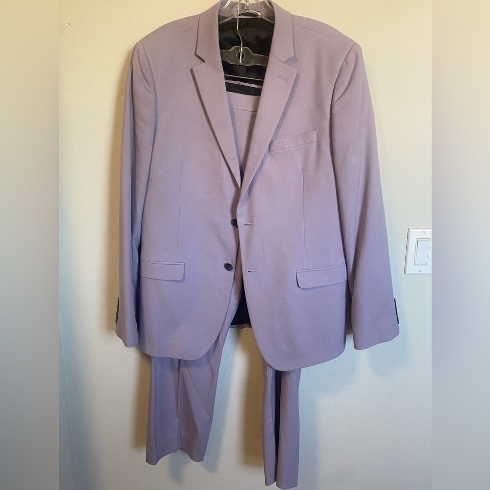 14th & union extra trim fit men’s 2 piece suit 42R